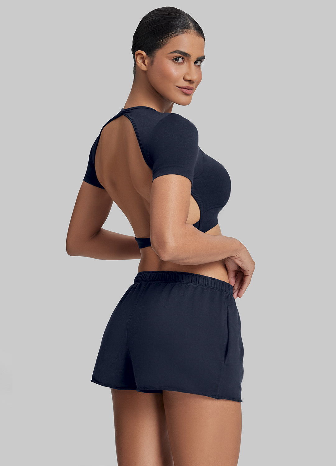 French Terry Jersey Shorts Mid Lår