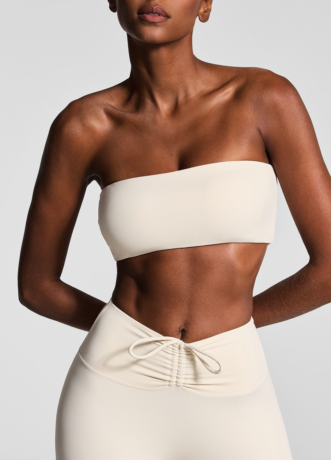 Shaping Leggings med knytband framtill